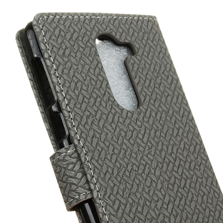 For Wileyfox Swift 2 Knit Texture Horizontal Flip Leather Case with Holder & Card Slots & Wallet & Photo Frame