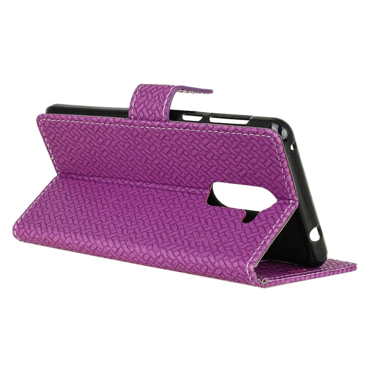 For Wileyfox Swift 2 Knit Texture Horizontal Flip Leather Case with Holder & Card Slots & Wallet & Photo Frame