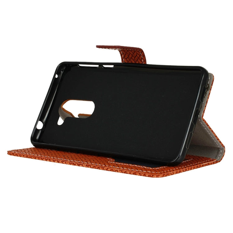 For Wileyfox Swift 2 Knit Texture Horizontal Flip Leather Case with Holder & Card Slots & Wallet & Photo Frame