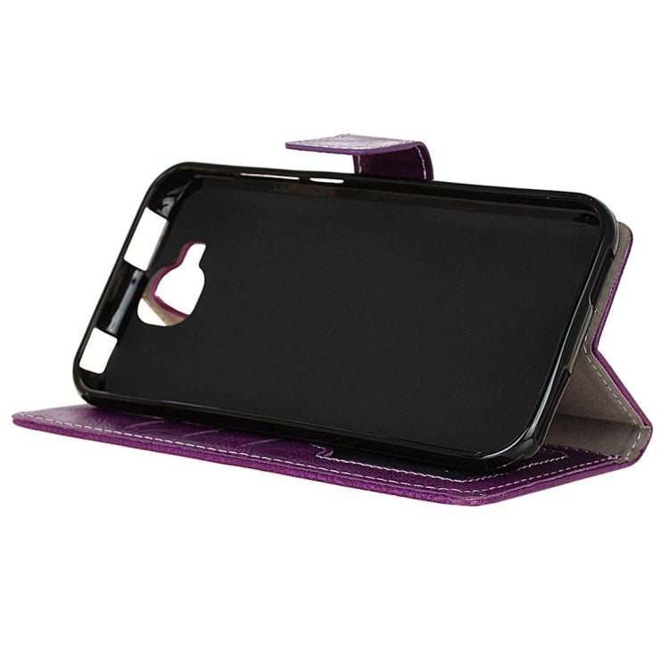 For Doogee X9 Mini Retro Crazy Horse Texture Horizontal Flip Leather Case with Holder & Card Slots & Wallet & Photo Frame