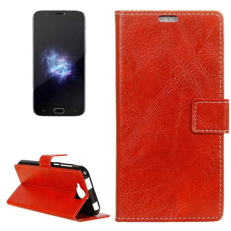 For Doogee X9 Mini Retro Crazy Horse Texture Horizontal Flip Leather Case with Holder & Card Slots & Wallet & Photo Frame
