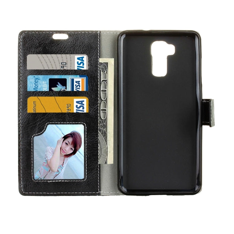 For Doogee Y6 Retro Crazy Horse Texture Horizontal Flip Leather Case with Holder & Card Slots & Wallet & Photo Frame