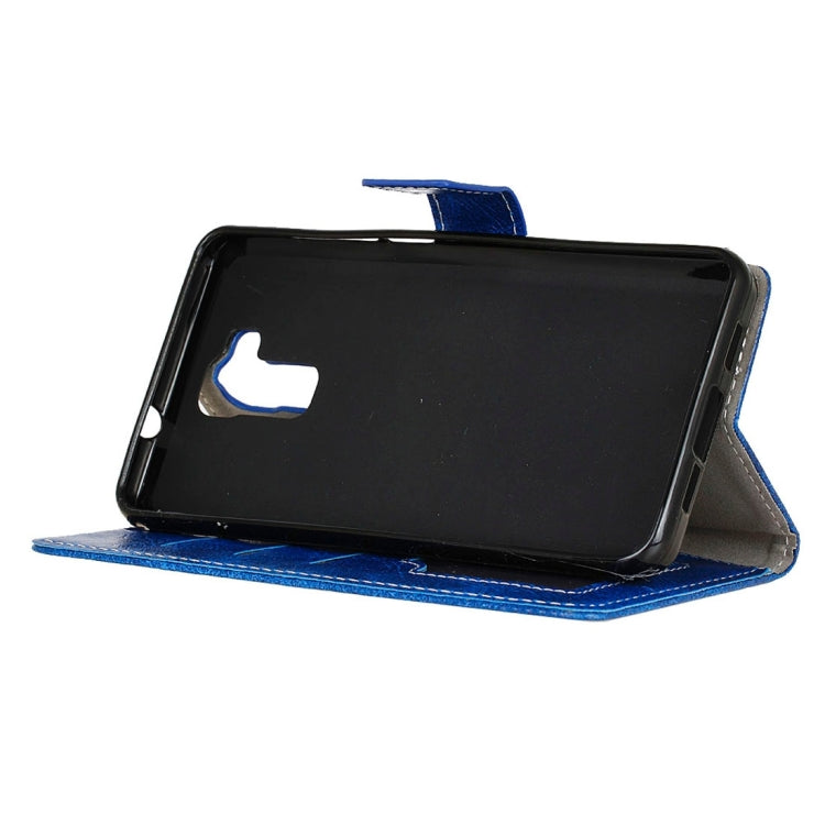 For Doogee Y6 Retro Crazy Horse Texture Horizontal Flip Leather Case with Holder & Card Slots & Wallet & Photo Frame