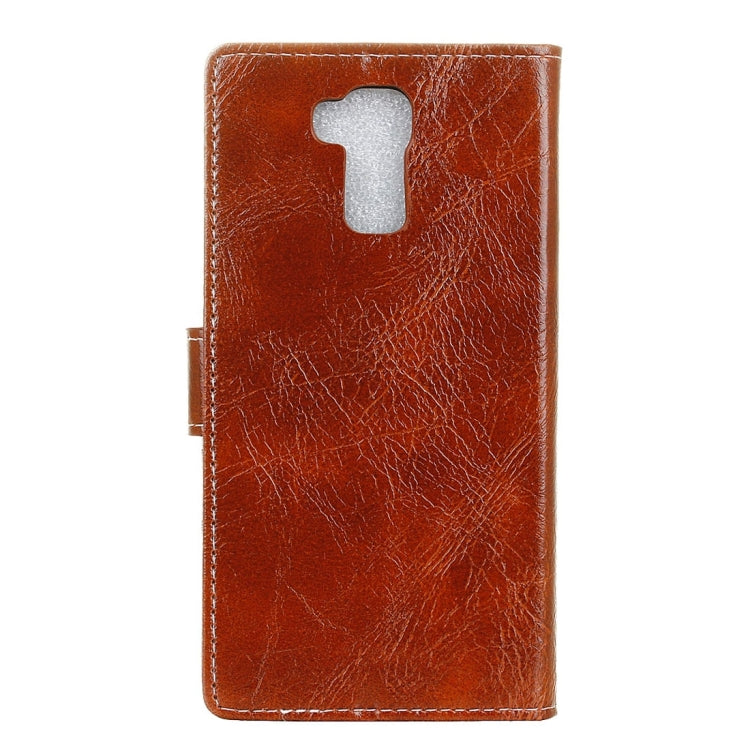 For Doogee Y6 Retro Crazy Horse Texture Horizontal Flip Leather Case with Holder & Card Slots & Wallet & Photo Frame