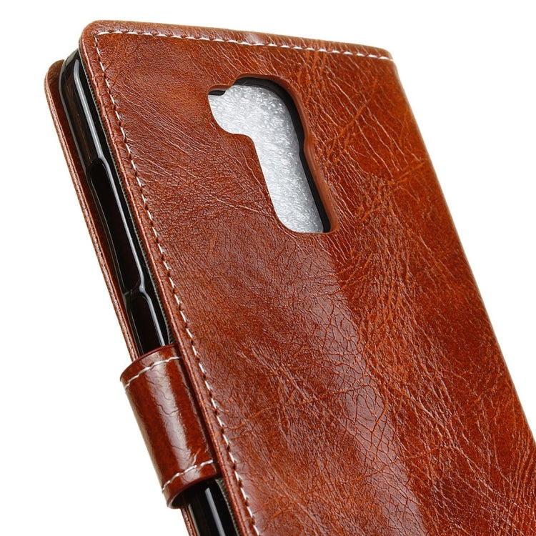 For Doogee Y6 Retro Crazy Horse Texture Horizontal Flip Leather Case with Holder & Card Slots & Wallet & Photo Frame