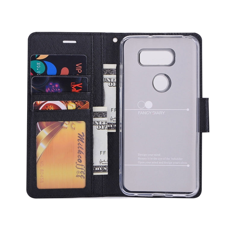 For LG V30 Silk Texture Horizontal Flip Leather Case with Holder & Card Slots & Wallet & Photo Frame