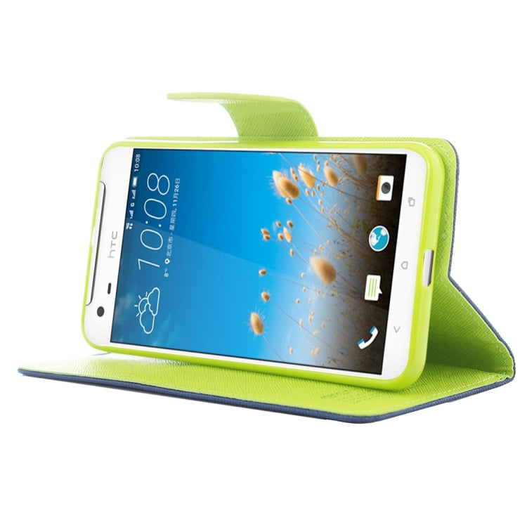 For HTC One X9 Cross Texture Horizontal Flip Leather Case with Magnetic Buckle & Holder & Card Slots & Wallet