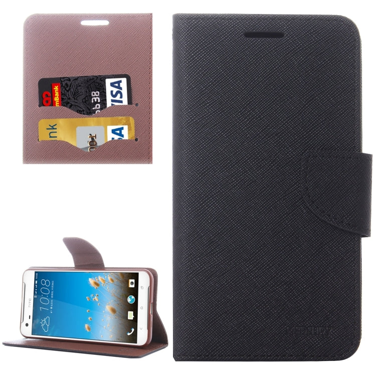 For HTC One X9 Cross Texture Horizontal Flip Leather Case with Magnetic Buckle & Holder & Card Slots & Wallet