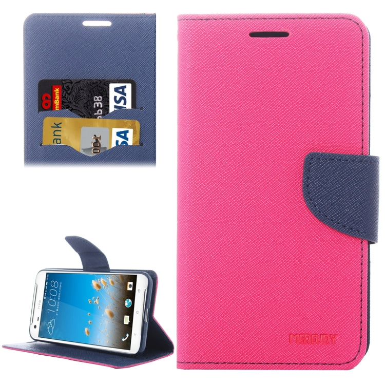 For HTC One X9 Cross Texture Horizontal Flip Leather Case with Magnetic Buckle & Holder & Card Slots & Wallet
