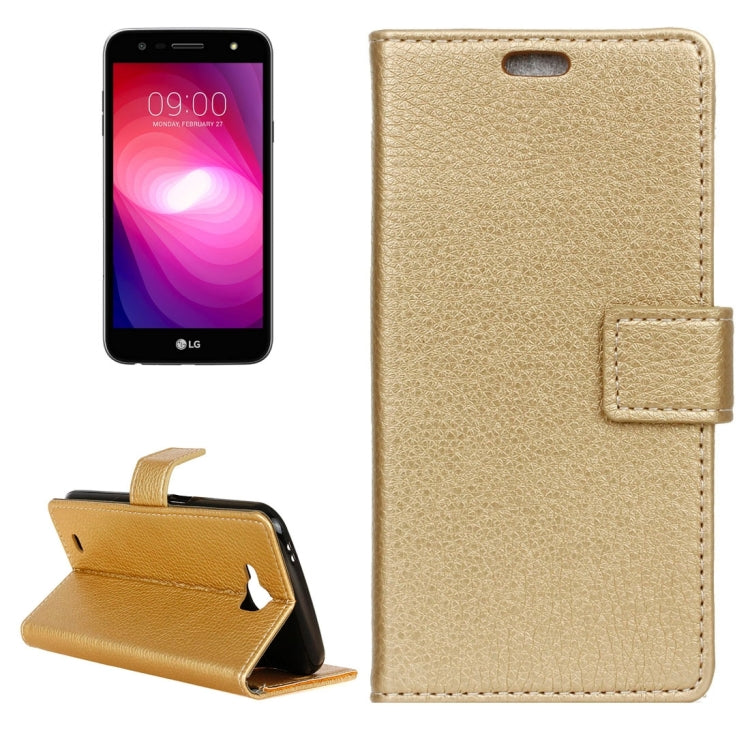 For LG X Power 2 Litchi Texture Horizontal Flip Leather Case with Holder & Card Slots & Wallet & Photo Frame