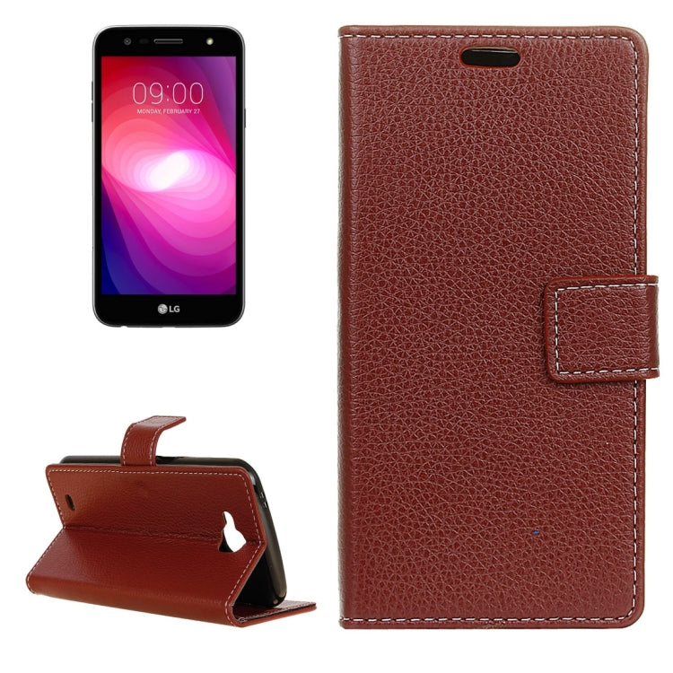 For LG X Power 2 Litchi Texture Horizontal Flip Leather Case with Holder & Card Slots & Wallet & Photo Frame