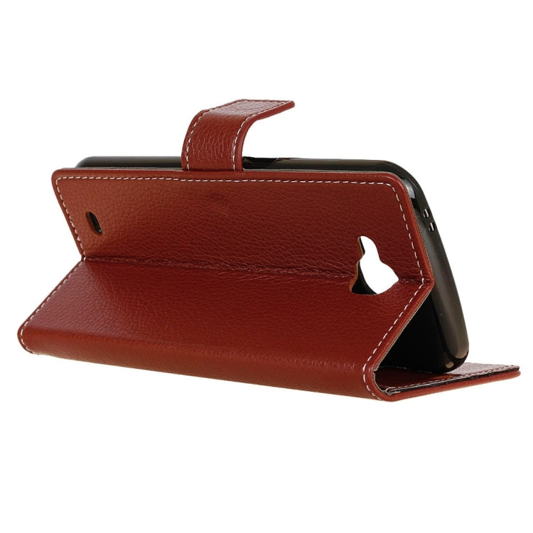 For LG X Power 2 Litchi Texture Horizontal Flip Leather Case with Holder & Card Slots & Wallet & Photo Frame