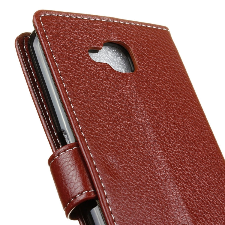 For LG X Power 2 Litchi Texture Horizontal Flip Leather Case with Holder & Card Slots & Wallet & Photo Frame