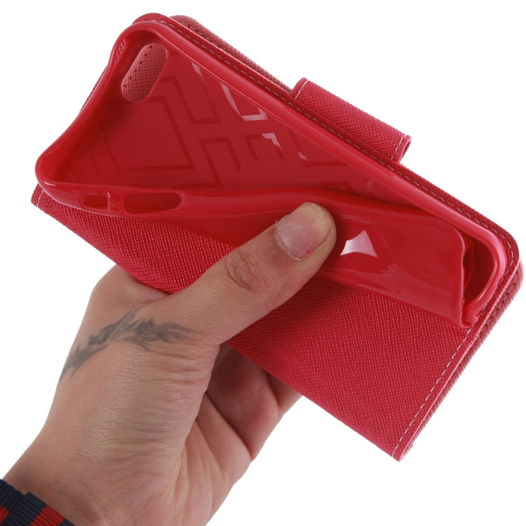 For Xiaomi Mi 5 Cross Texture Horizontal Flip Leather Case with Magnetic Buckle & Holder & Card Slots & Wallet