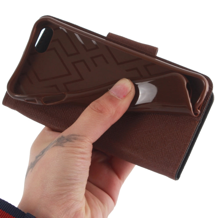 For Xiaomi Mi 5 Cross Texture Horizontal Flip Leather Case with Magnetic Buckle & Holder & Card Slots & Wallet