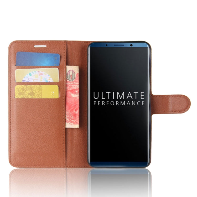 For Huawei Mate 10 Pro / Mate 10 Porsche Design Litchi Texture Horizontal Flip Leather Case with Holder & Card Slots & Wallet