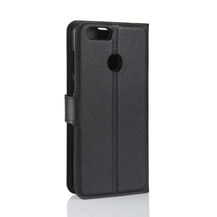 For Huawei Honor Play 7X Litchi Texture Horizontal Flip Leather Case with Holder & Card Slots & Wallet