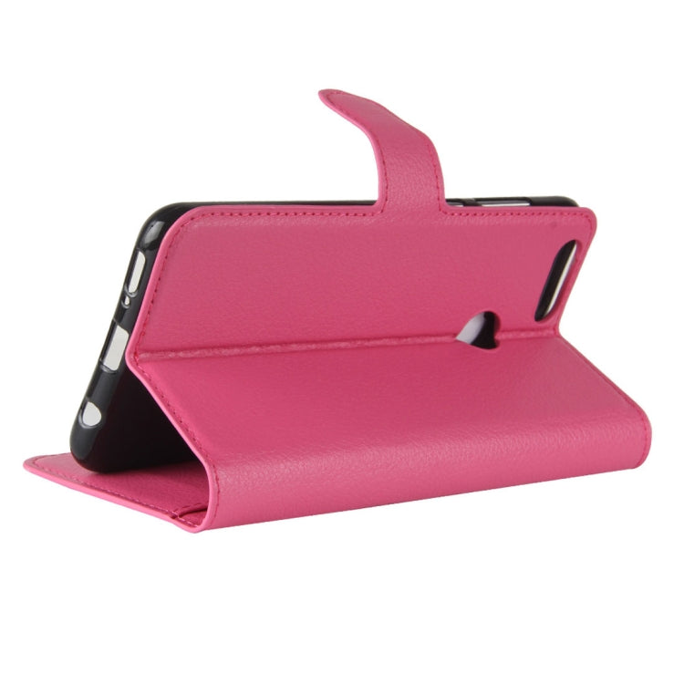 For Huawei Honor Play 7X Litchi Texture Horizontal Flip Leather Case with Holder & Card Slots & Wallet