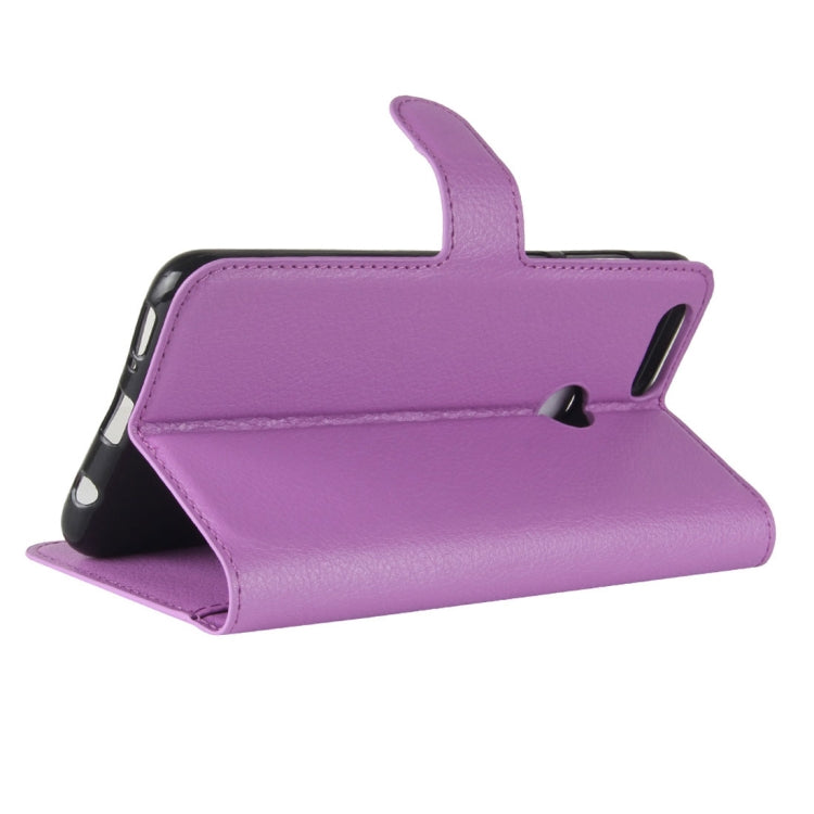 For Huawei Honor Play 7X Litchi Texture Horizontal Flip Leather Case with Holder & Card Slots & Wallet