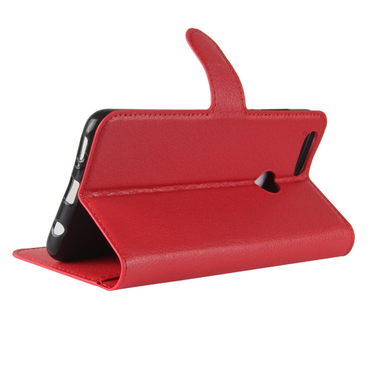 For Huawei Honor Play 7X Litchi Texture Horizontal Flip Leather Case with Holder & Card Slots & Wallet