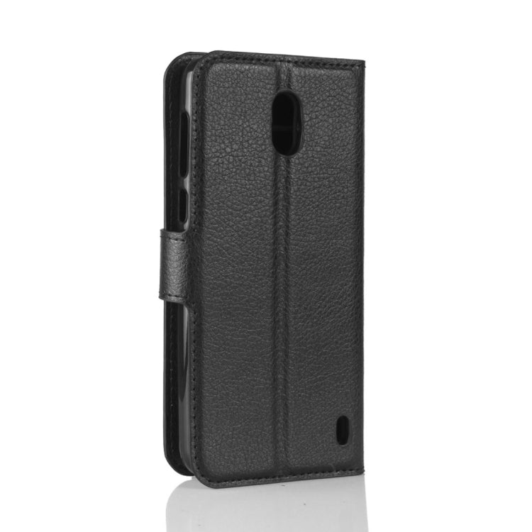 For Nokia 2 Litchi Texture Horizontal Flip Leather Case with Holder & Card Slots & Wallet
