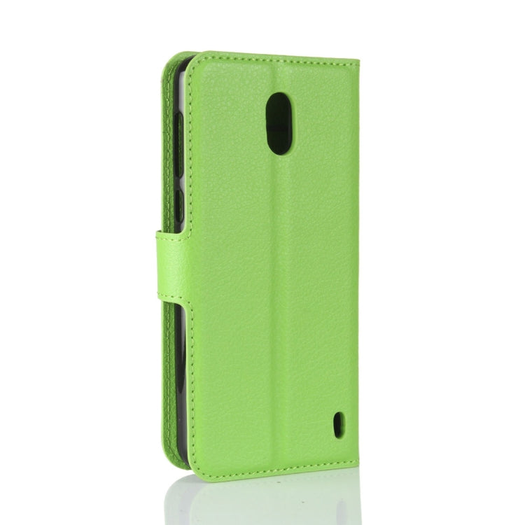 For Nokia 2 Litchi Texture Horizontal Flip Leather Case with Holder & Card Slots & Wallet