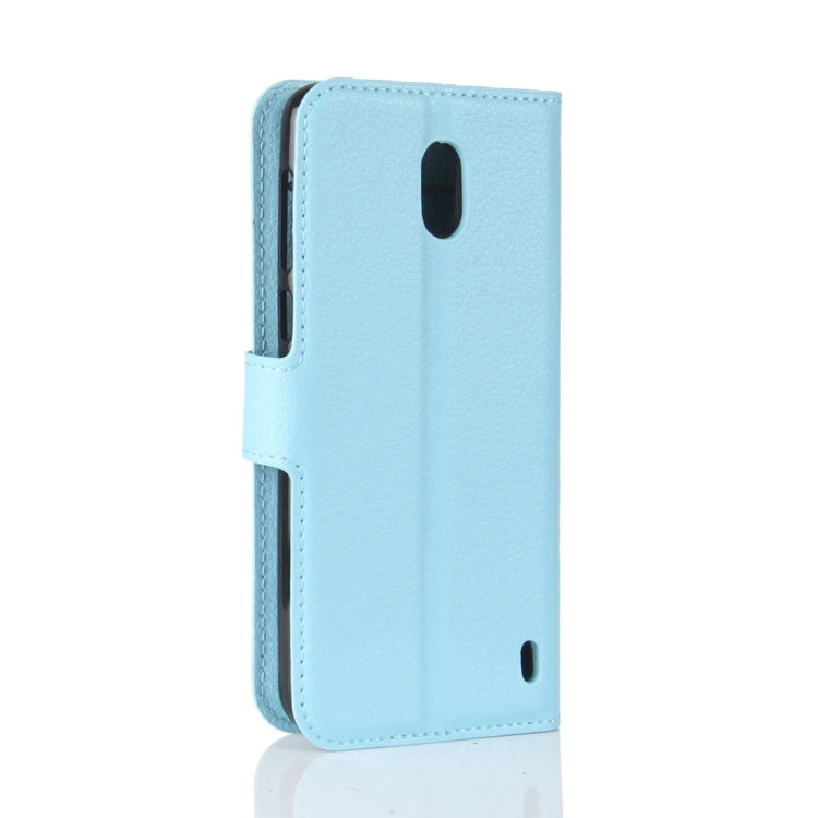 For Nokia 2 Litchi Texture Horizontal Flip Leather Case with Holder & Card Slots & Wallet