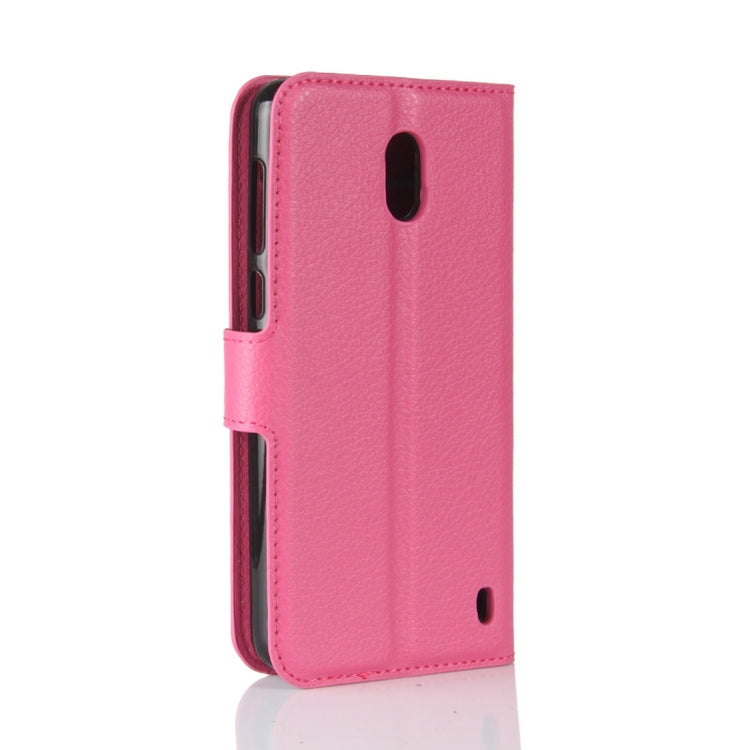 For Nokia 2 Litchi Texture Horizontal Flip Leather Case with Holder & Card Slots & Wallet