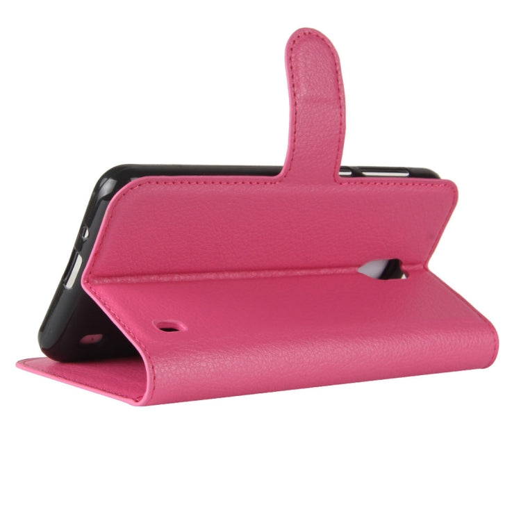 For Nokia 2 Litchi Texture Horizontal Flip Leather Case with Holder & Card Slots & Wallet