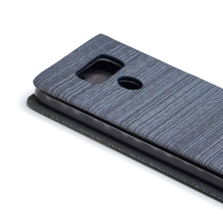 For LG G6 Canvas Texture PU + TPU Horizontal Flip Leather Case with Holder & Card Slots