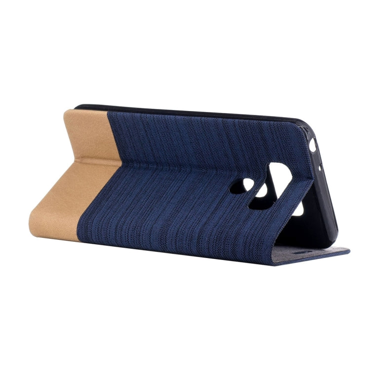 For LG G6 Canvas Texture PU + TPU Horizontal Flip Leather Case with Holder & Card Slots