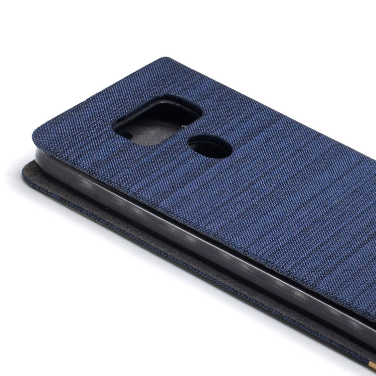For LG G6 Canvas Texture PU + TPU Horizontal Flip Leather Case with Holder & Card Slots