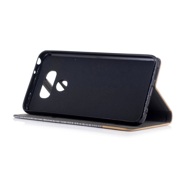 For LG G6 Canvas Texture PU + TPU Horizontal Flip Leather Case with Holder & Card Slots