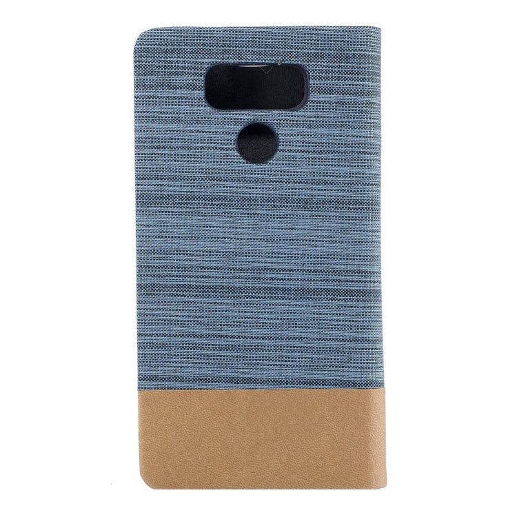 For LG G6 Canvas Texture PU + TPU Horizontal Flip Leather Case with Holder & Card Slots