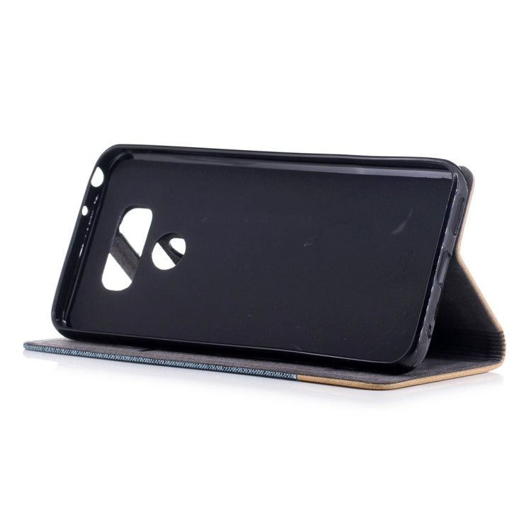 For LG G6 Canvas Texture PU + TPU Horizontal Flip Leather Case with Holder & Card Slots