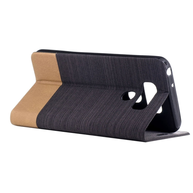 For LG G6 Canvas Texture PU + TPU Horizontal Flip Leather Case with Holder & Card Slots