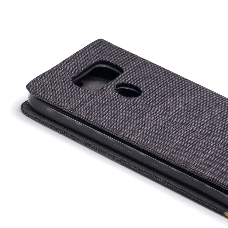 For LG G6 Canvas Texture PU + TPU Horizontal Flip Leather Case with Holder & Card Slots