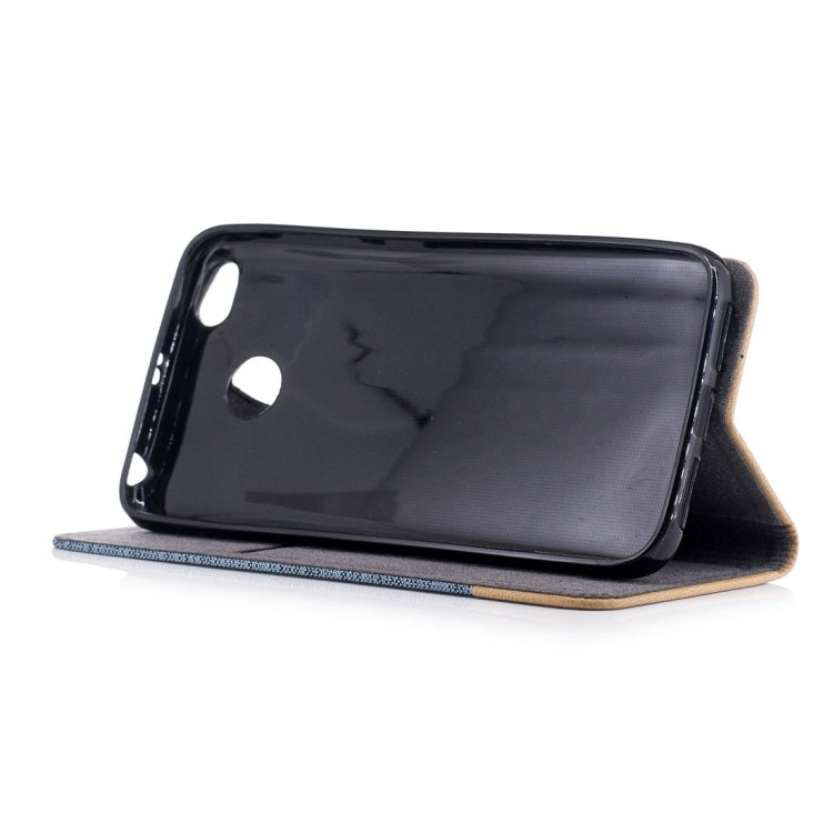For Xiaomi Redmi 4X Canvas Texture PU + TPU Horizontal Flip Leather Case with Holder & Card Slots
