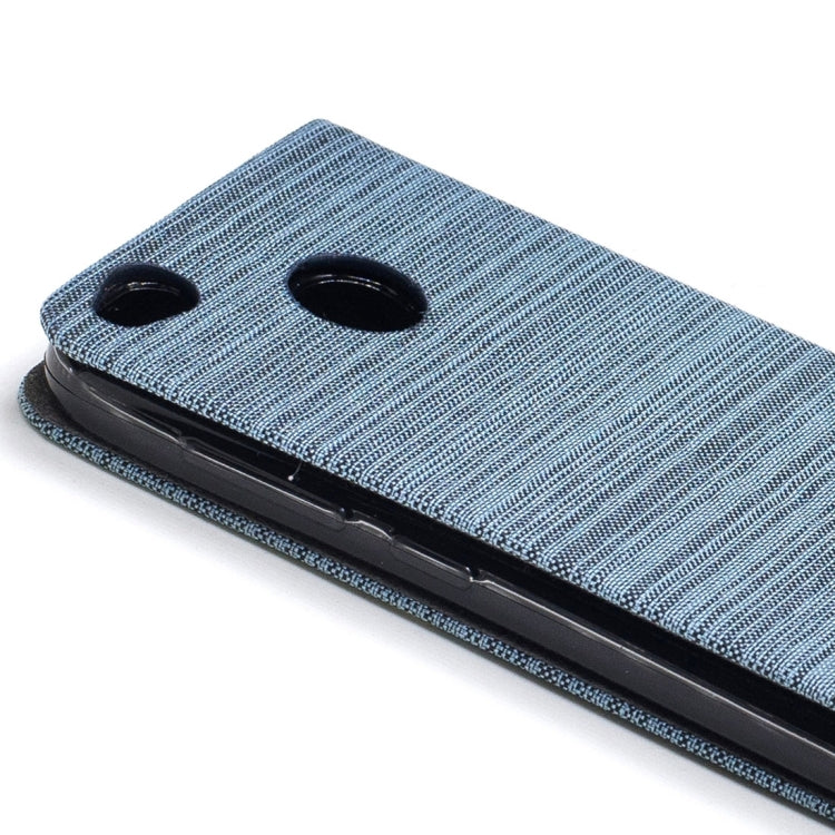 For Xiaomi Redmi 4X Canvas Texture PU + TPU Horizontal Flip Leather Case with Holder & Card Slots