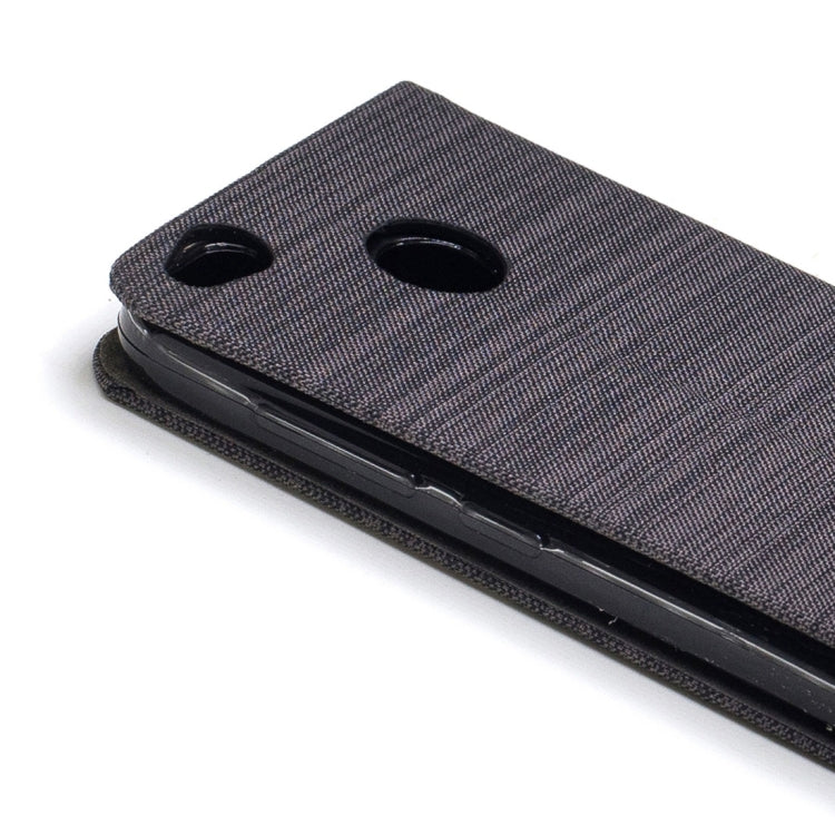 For Xiaomi Redmi 4X Canvas Texture PU + TPU Horizontal Flip Leather Case with Holder & Card Slots