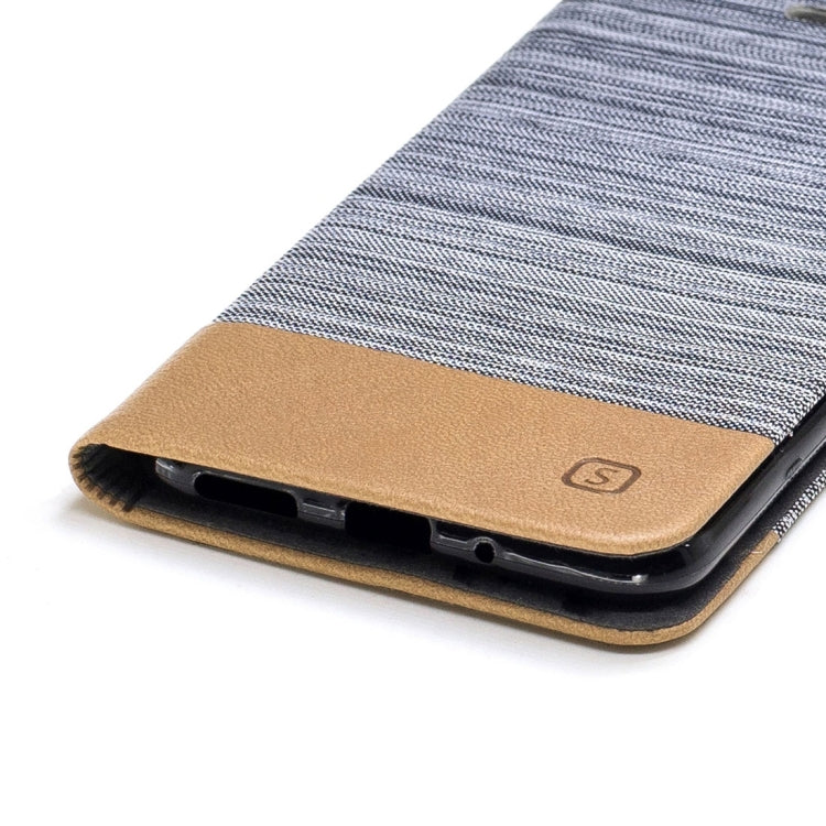 For Asus ZenFone Live / ZB501KL Canvas Texture PU + TPU Horizontal Flip Leather Case with Holder & Card Slots