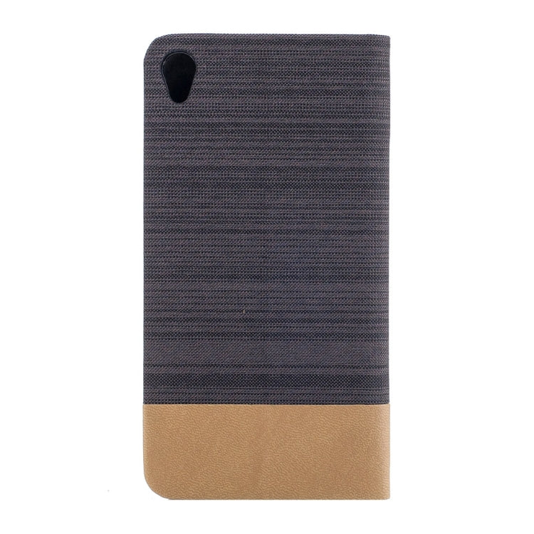 For Asus ZenFone Live / ZB501KL Canvas Texture PU + TPU Horizontal Flip Leather Case with Holder & Card Slots