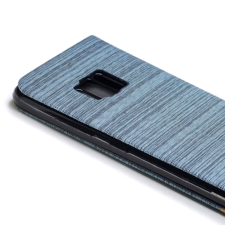 For Asus ZenFone AR / ZS571KL Canvas Texture PU + TPU Horizontal Flip Leather Case with Holder & Card Slots