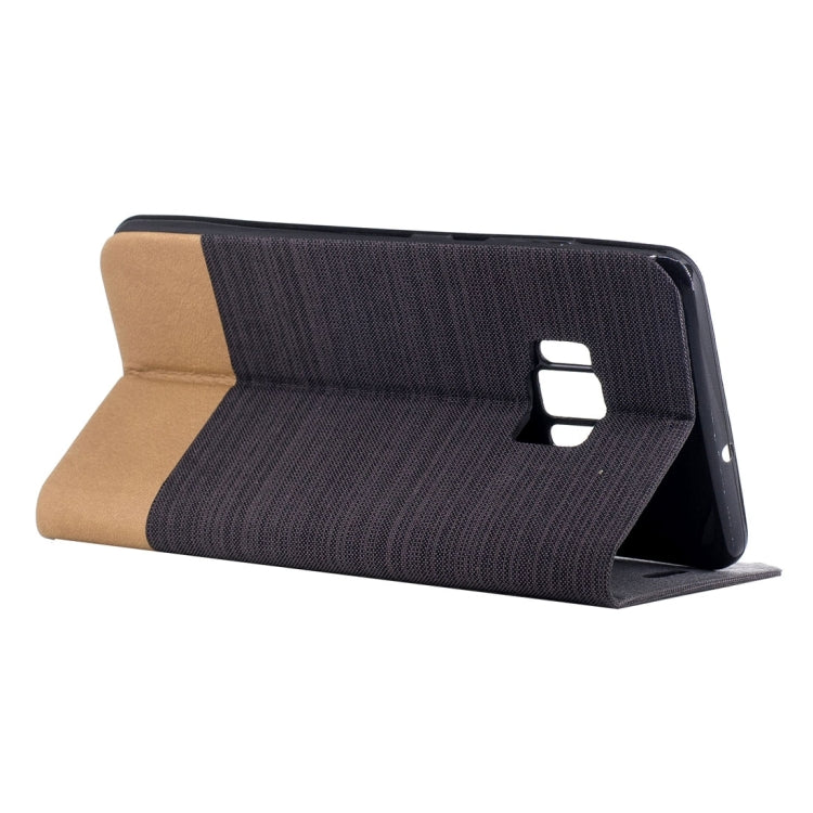 For Asus ZenFone AR / ZS571KL Canvas Texture PU + TPU Horizontal Flip Leather Case with Holder & Card Slots