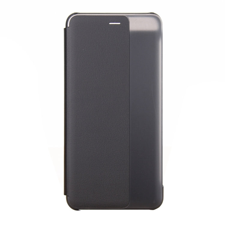 For Huawei P10 Smart Leather Case Cover With Call Display ID PU+PC Protective Cases