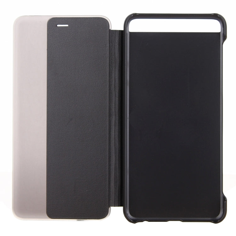 For Huawei P10 Smart Leather Case Cover With Call Display ID PU+PC Protective Cases