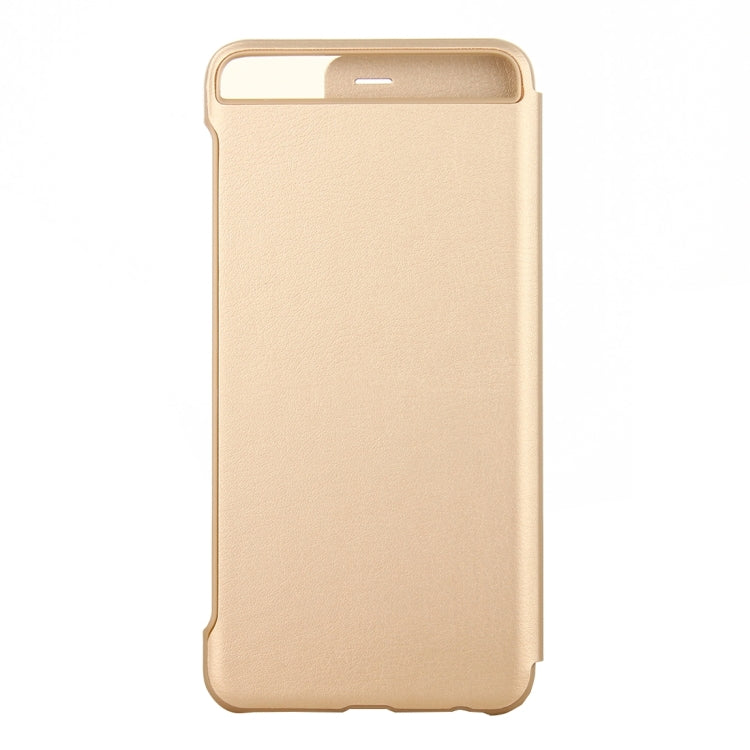 For Huawei P10 Smart Leather Case Cover With Call Display ID PU+PC Protective Cases