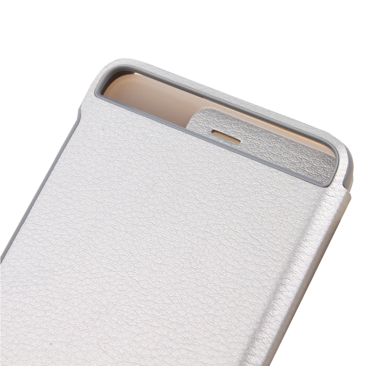 For Huawei P10 Smart Leather Case Cover With Call Display ID PU+PC Protective Cases