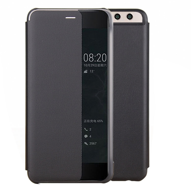 For Huawei P10 Plus Smart Leather Case Cover PU+PC Protective Cases