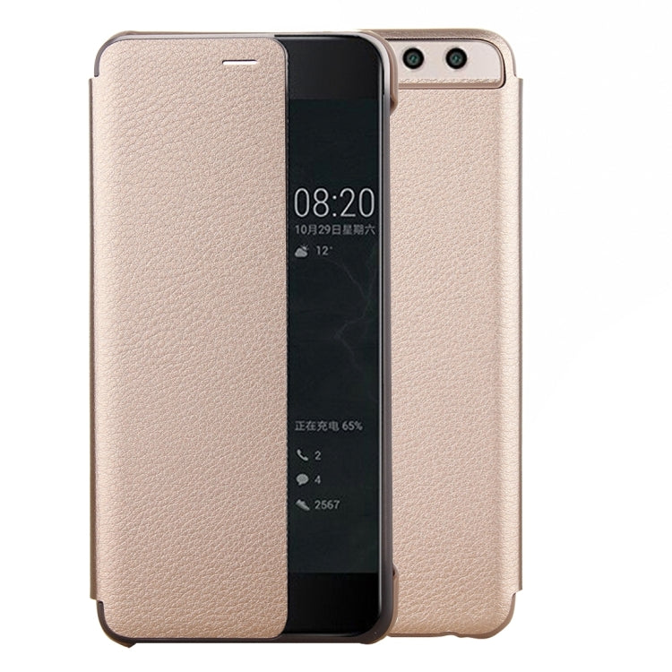 For Huawei P10 Plus Smart Leather Case Cover PU+PC Protective Cases